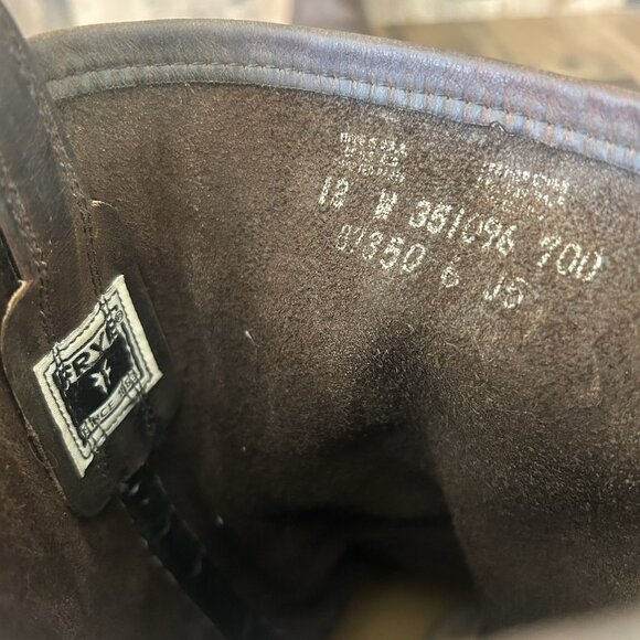 Frye 700 Square Toe Wide Boots Mens 12 W - Picture 5 of 12